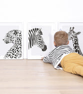 SERENGETI - Affiche enfant - Le zèbre